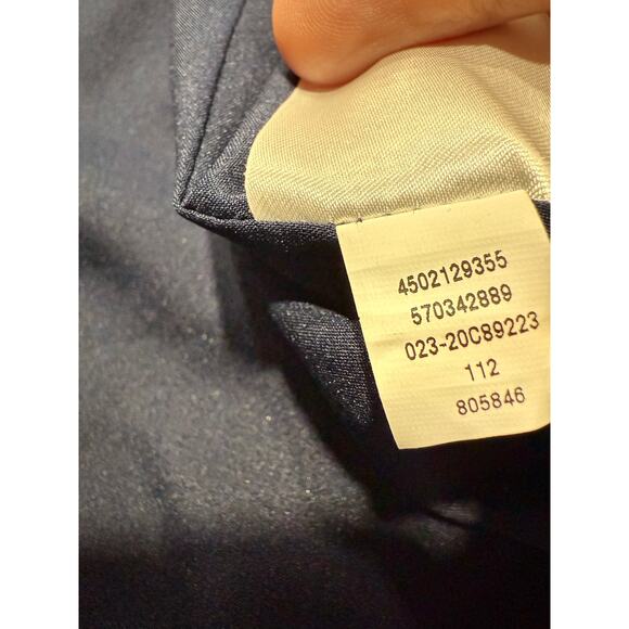 Chicos Faille Topper Jacket Zippered Lined Womens Size 2 US Large Blue 570342889 - Picture 11 of 12